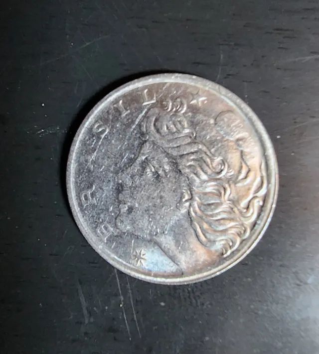 Moeda 5 centavos 1976 - Foto 2