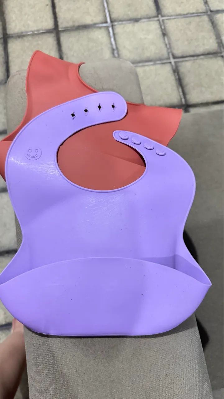 Babador de silicone 