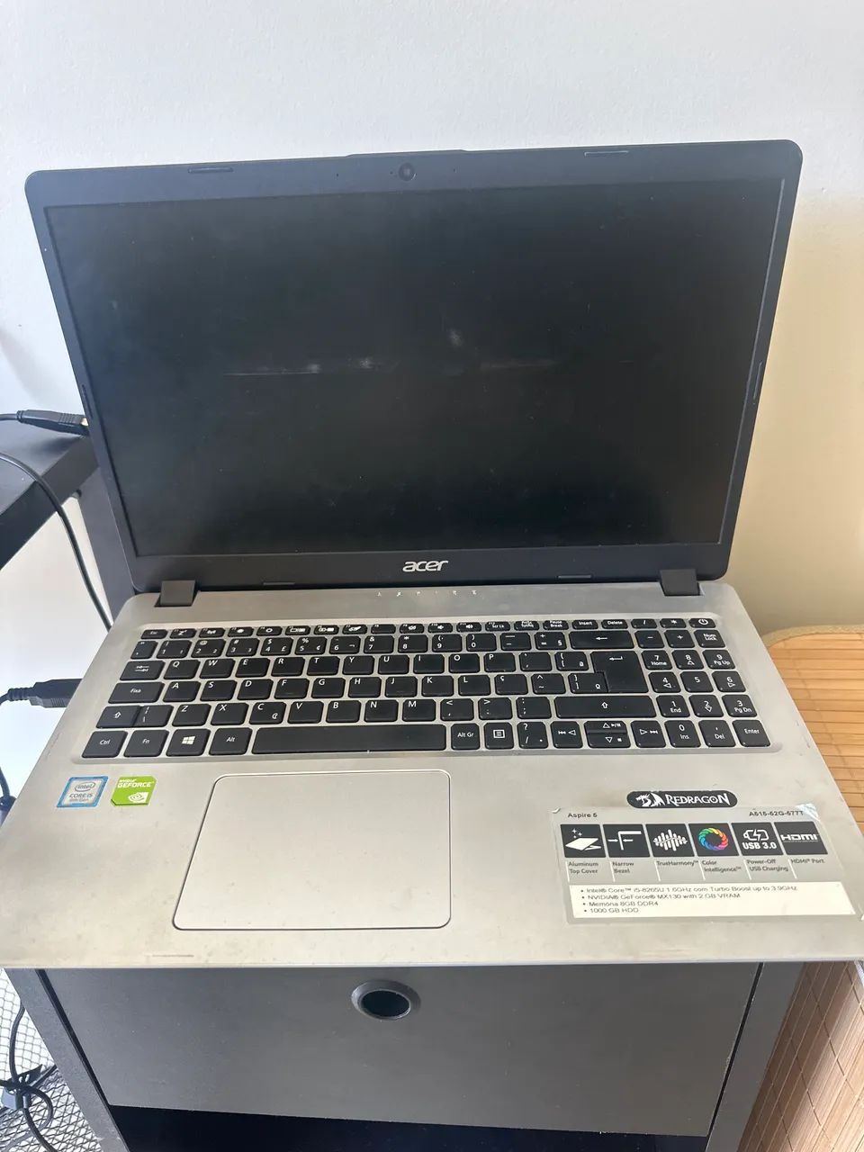 Notebook Acer Aspire 5 A515-52G - 16GB RAM - Funcionando Perfeitamente