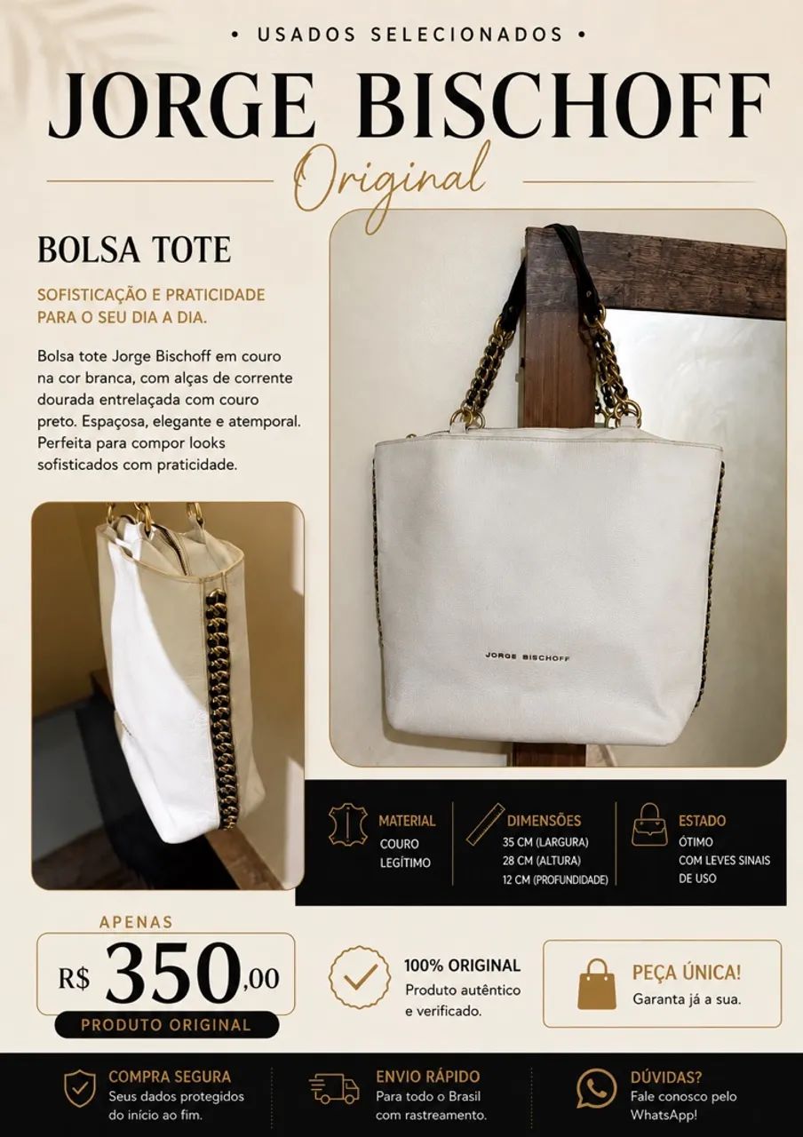 Quer uma linda bolsa de luxo? - Foto 2