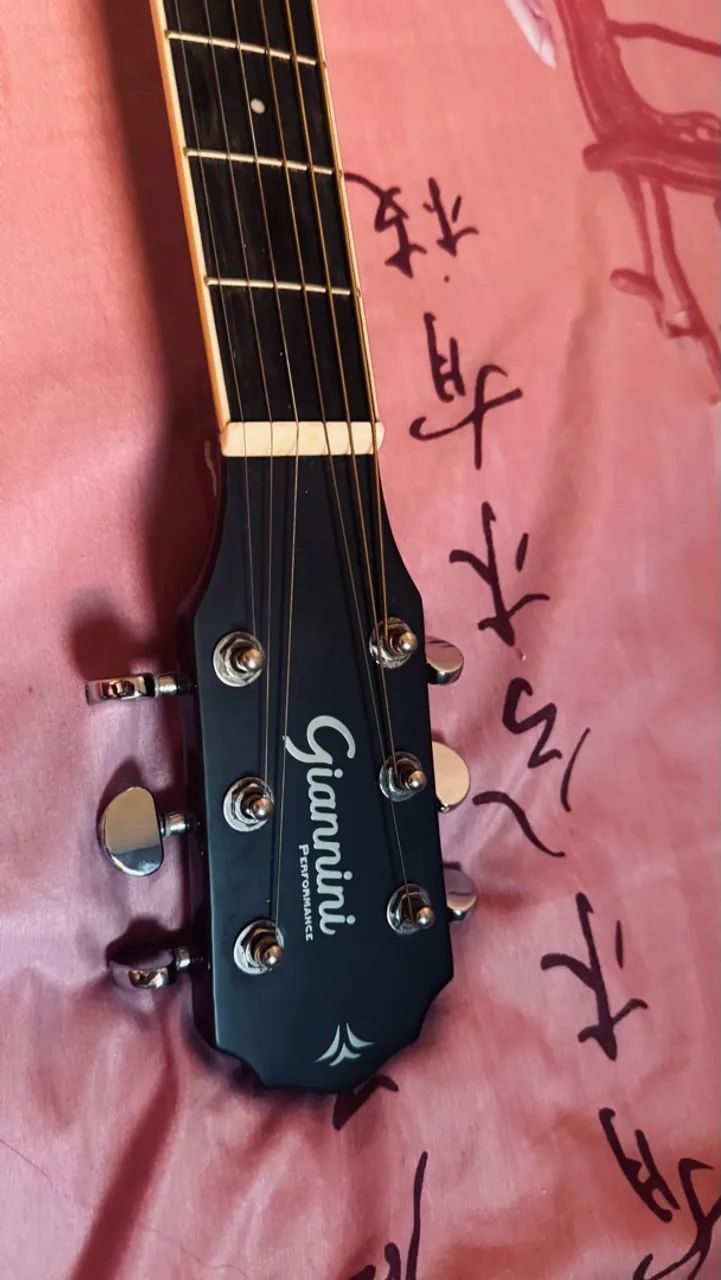 Violão Gianini 600,00 com capa  - Foto 2