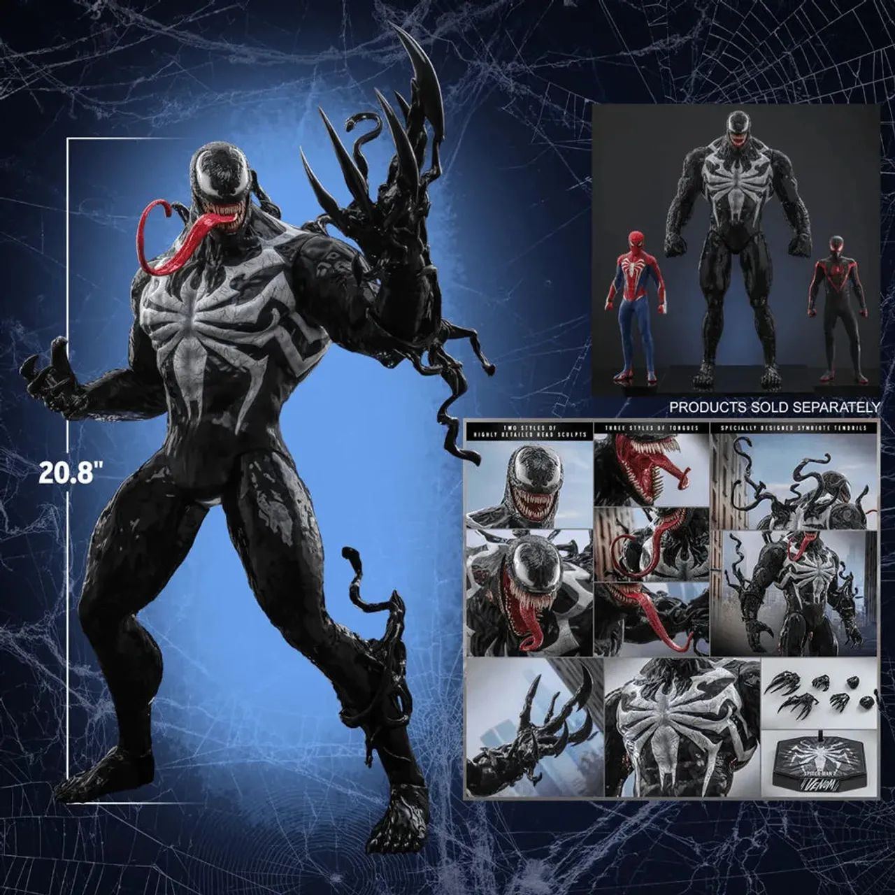 Hot Toys Venom VGM59 Ps5 Spider-Man 2  - Foto 3