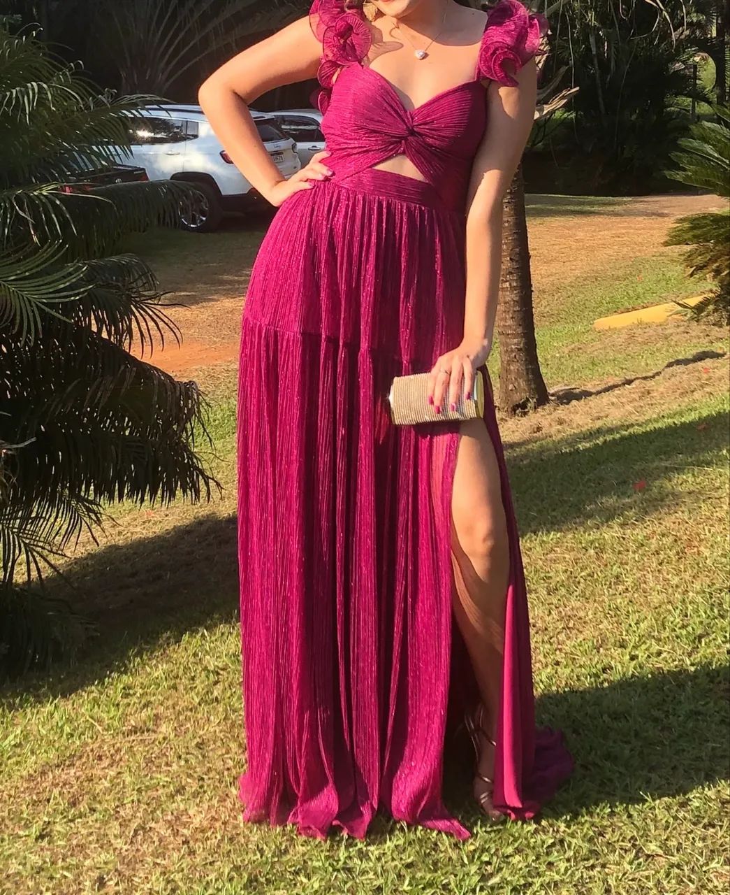 Vestido longo M loja tania bastos