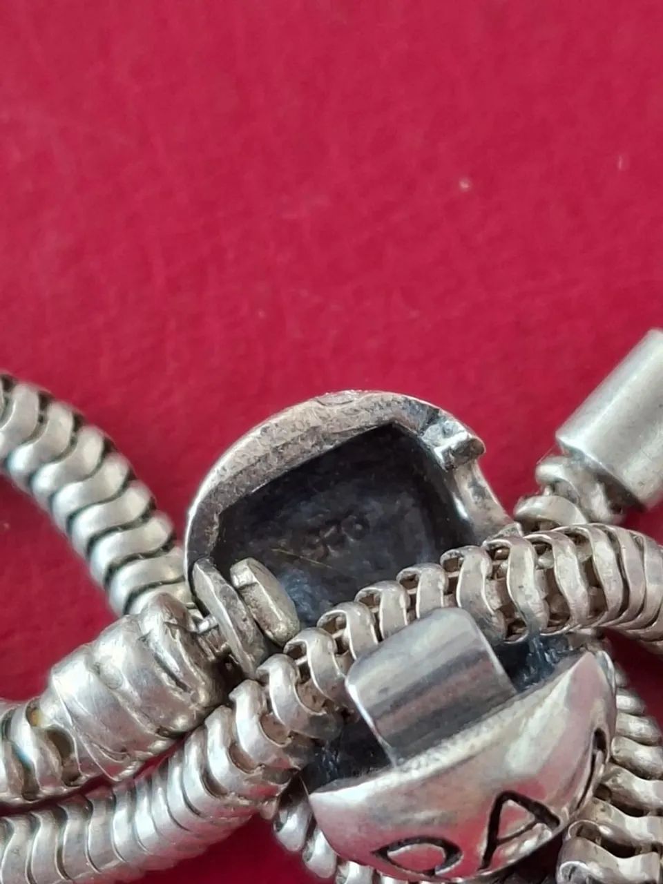 Pulseira de prata Pandora  - Foto 4
