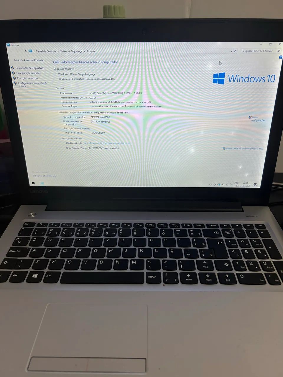 Notebook Lenovo ideapad