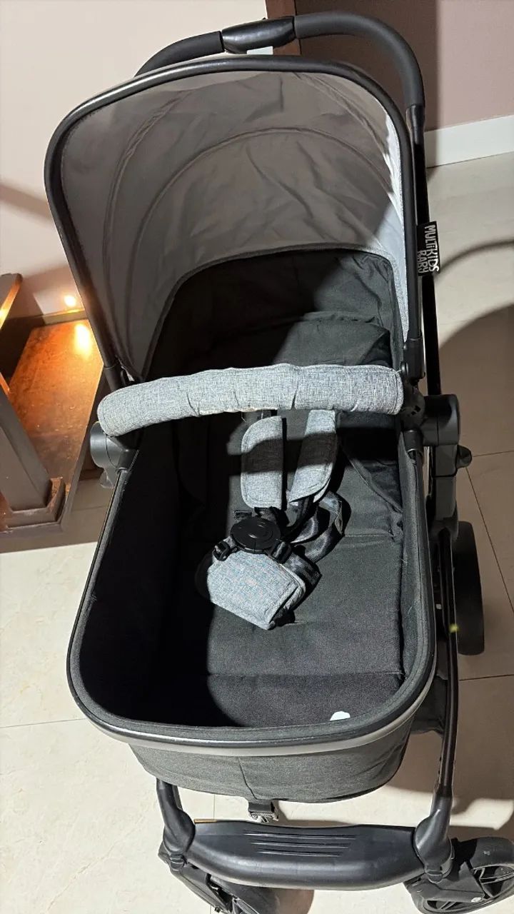 Carrinho de bebê 2 em 1-Multikids - Foto 4