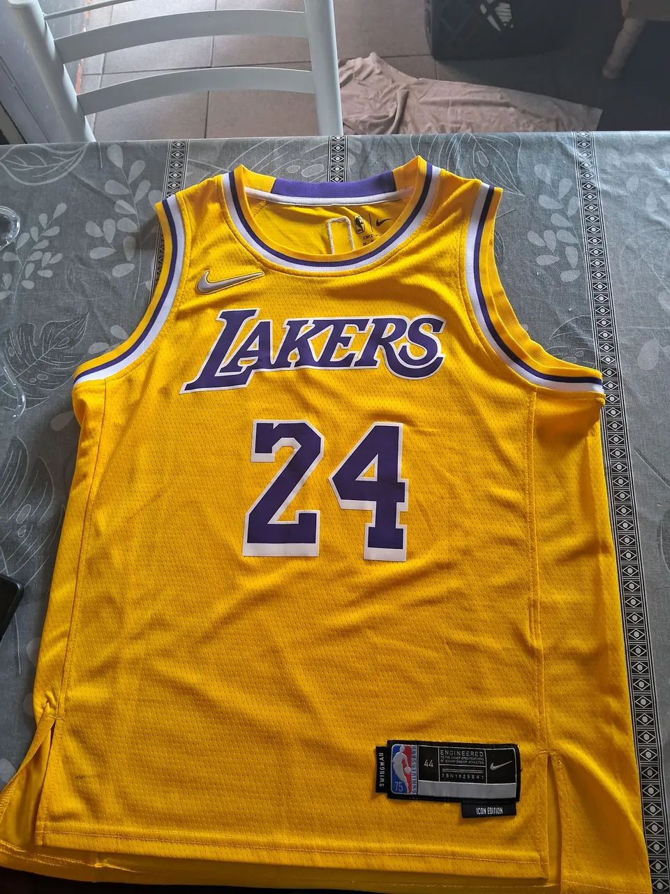 Regata Nike NBA Lakers Kobe Bryant #24 - Original - 75 Anos - Foto 2