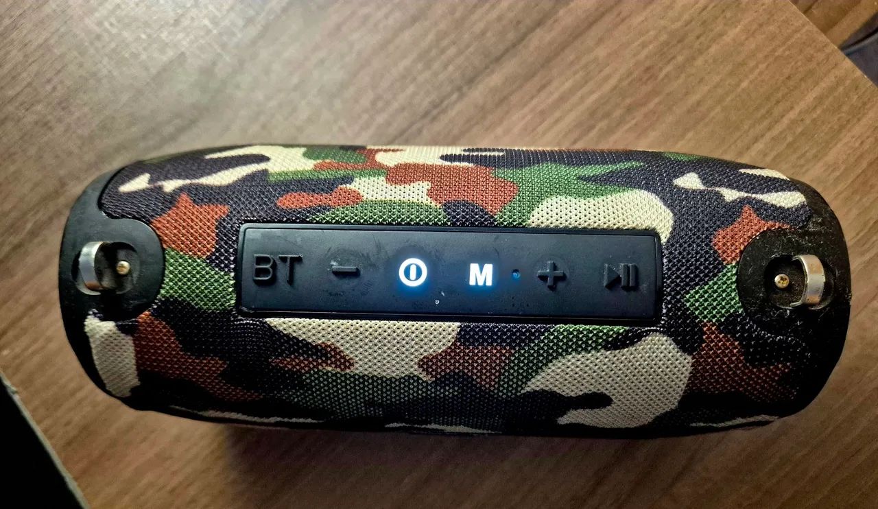 Caixa de Som Bluetooth Grasep D-P11 Camuflada - Foto 4