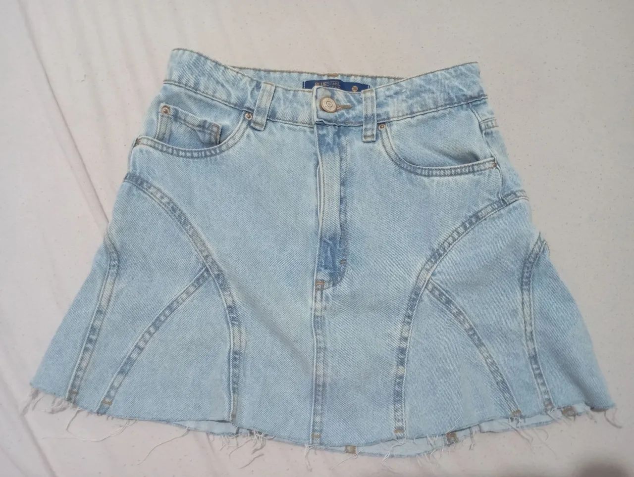 Mini saia jeans Tam.36