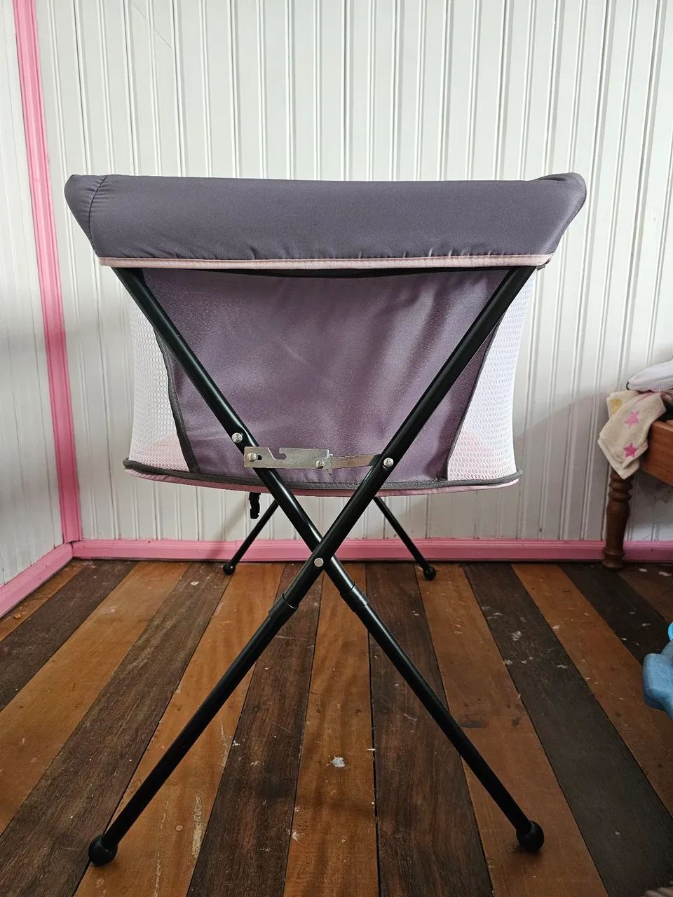 Berço co-leito até 9 kg + ninho redutor de berço Rosa - Foto 4