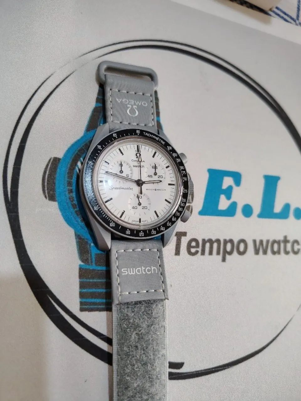 RELOGIO OMEGA SWATCH MISSION MOON SPEEDMASTER - Foto 2