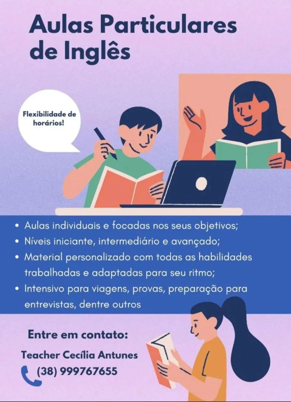 Aulas Particulares de Inglês