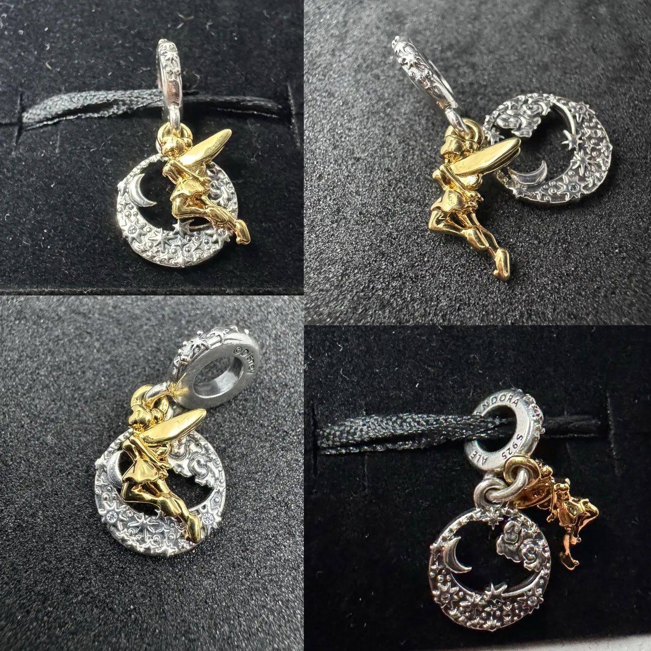 Charm Pandora Cininho Disney 100 anos.