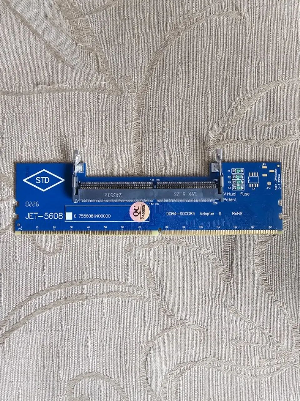 Placa Adaptadora Memória RAM DDR4 Notebook Para Desktop PC JET-5608 - Foto 2
