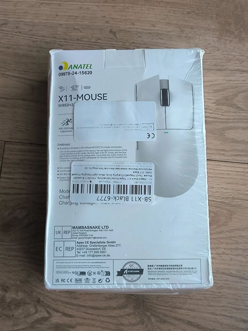 (LACRADO) Attack Shark X11 - Preto  - Foto 4