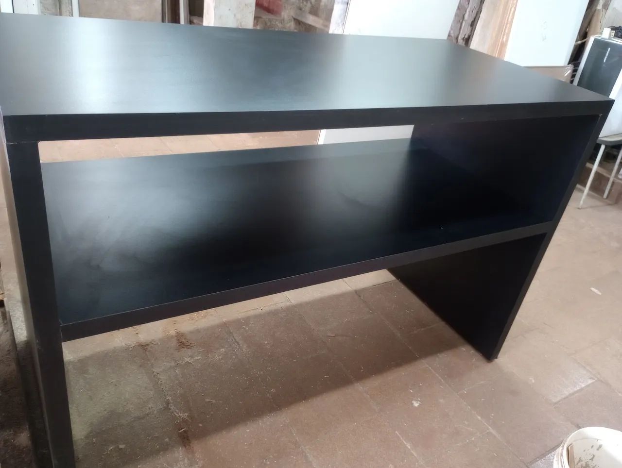 BANCADA / BALCÃO EM MDF PRETO. - Foto 3