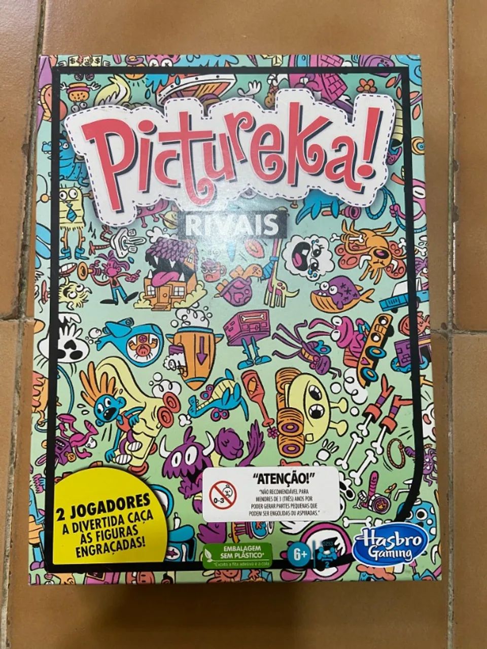 Jogo De Tabuleiro Pictureka Edição Rivais - Hasbro