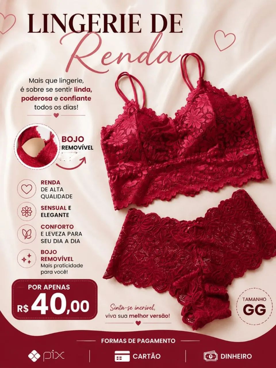 Lingerie de renda