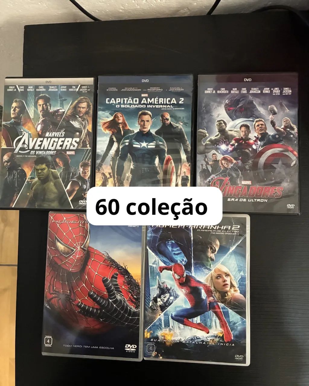 Coleção DVDs Super Heróis Marvel