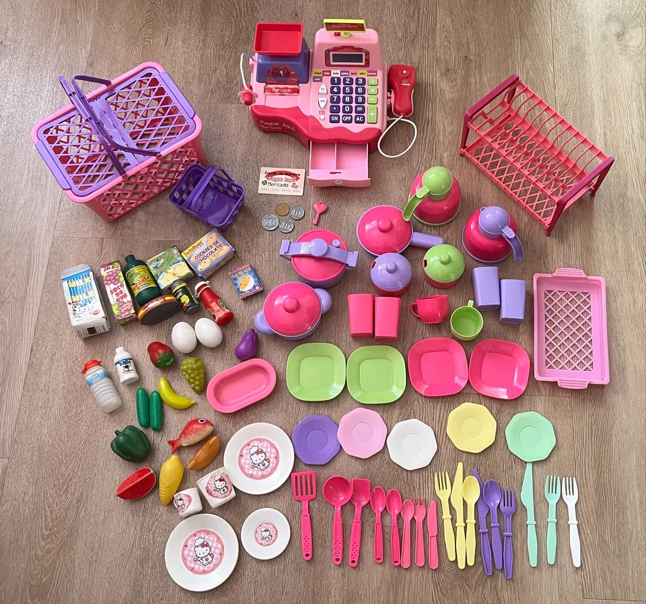 Super kit cozinha e mercado para crianças!