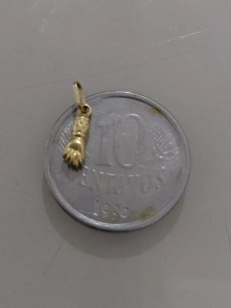 Figa pingente ouro 750 - Foto 4