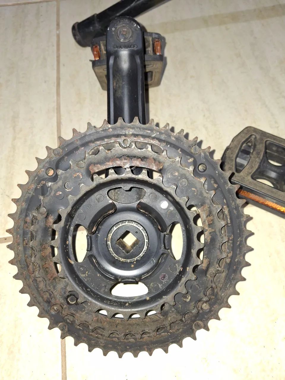 Pedivela shimano com pedal - Foto 4