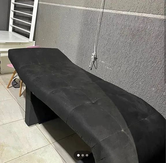 Maca de estética e produtos para lash 