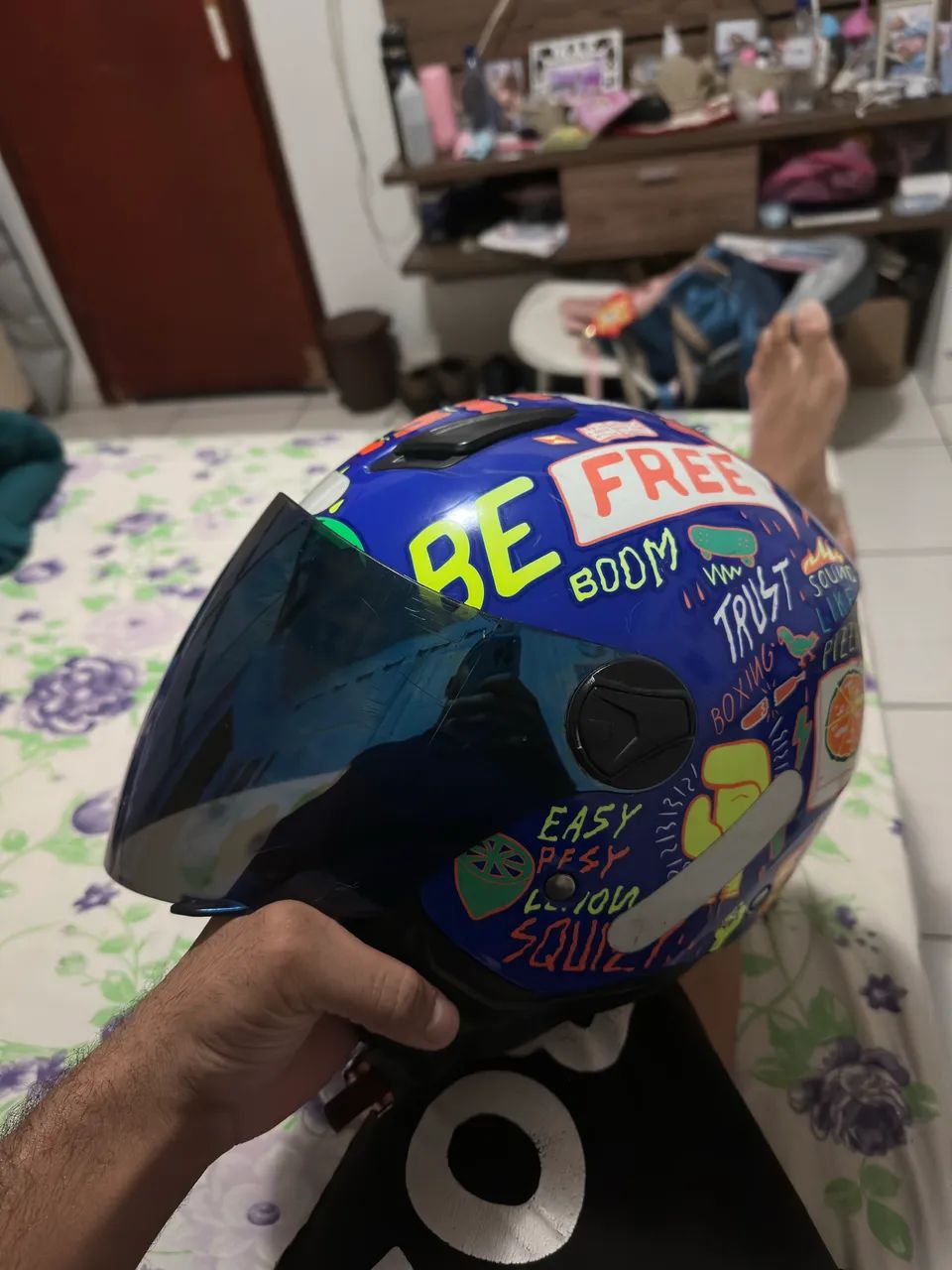 Capacete Norisk aberto 