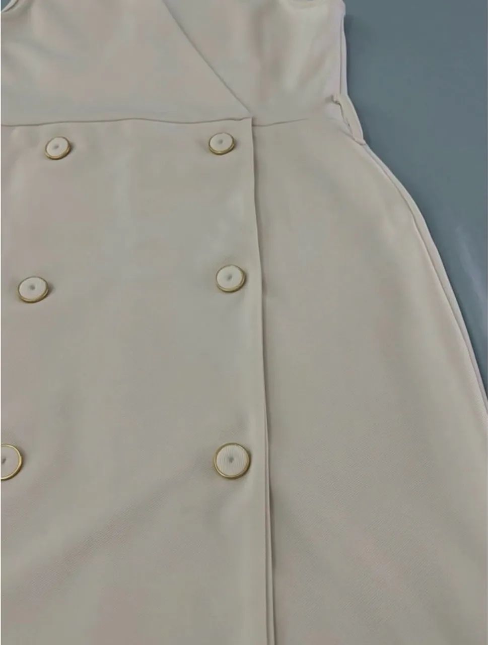 Vestido the basics off white. - Foto 4