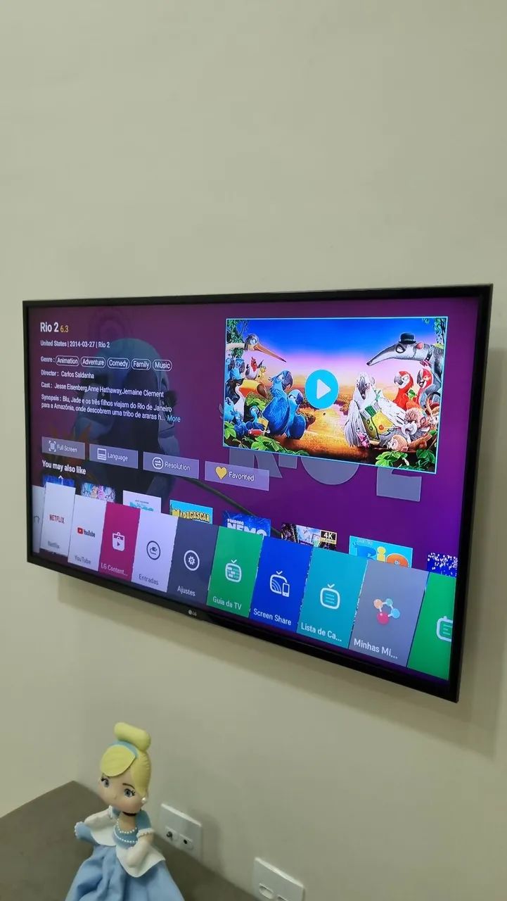 SMART TV LED 49 POLEGADAS IMPECÁVEL  - Foto 2