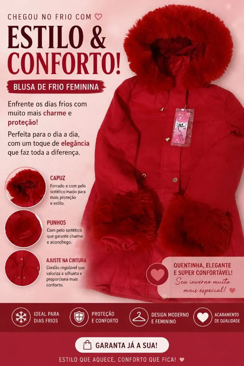 Casaco feminino