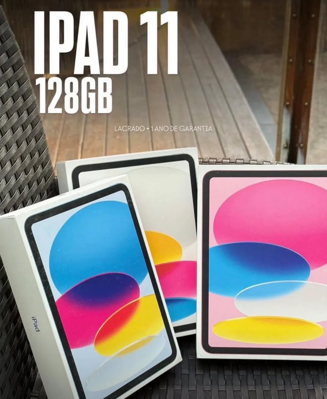 iPad 11 Chip A16 Wi-Fi - 128gb - Prata (NOVO) - Tablets e E