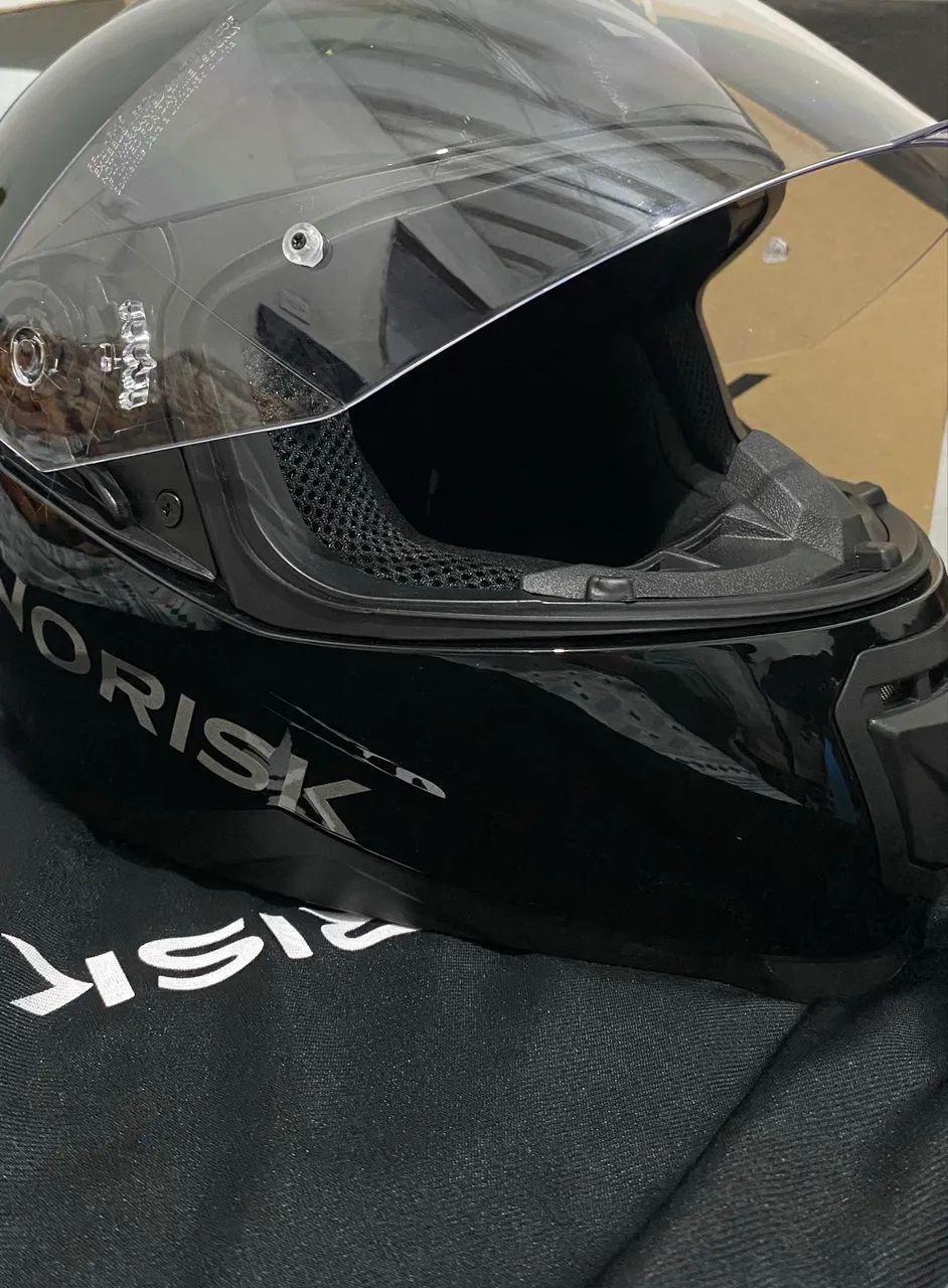 Capacete NORISK RAZOR Solid Black - Foto 2