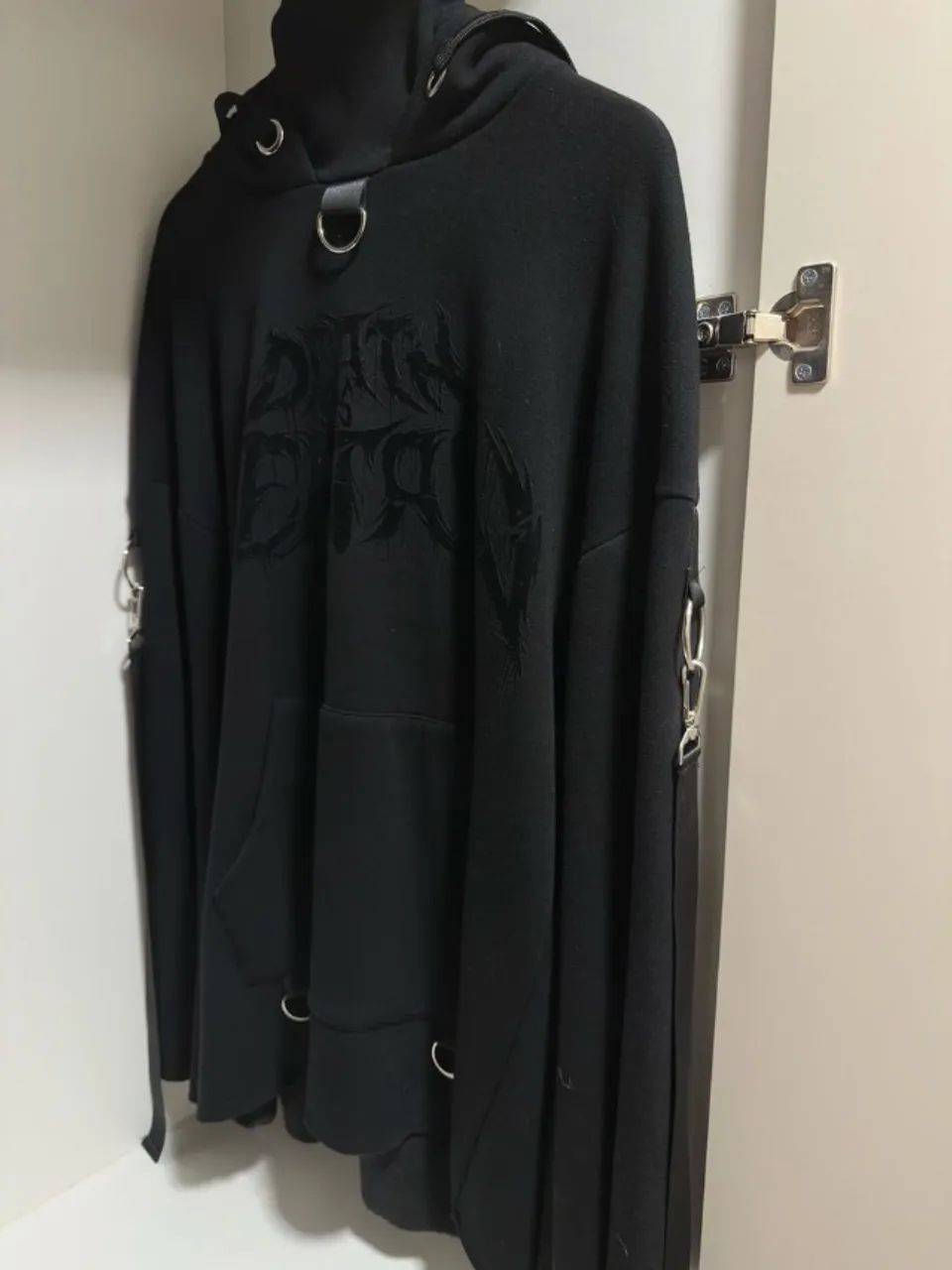 moletom killstar warlock oversized preto - Foto 4