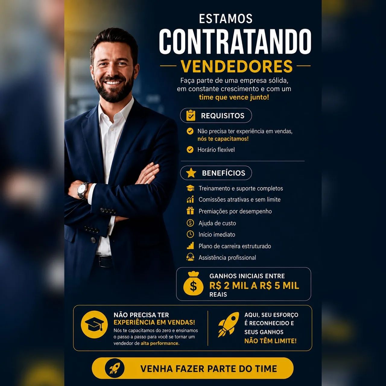 OPORTUNIDADE VENDEDOR