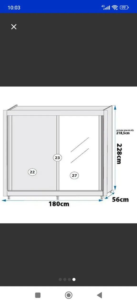 Guarda-roupa novo - Foto 2