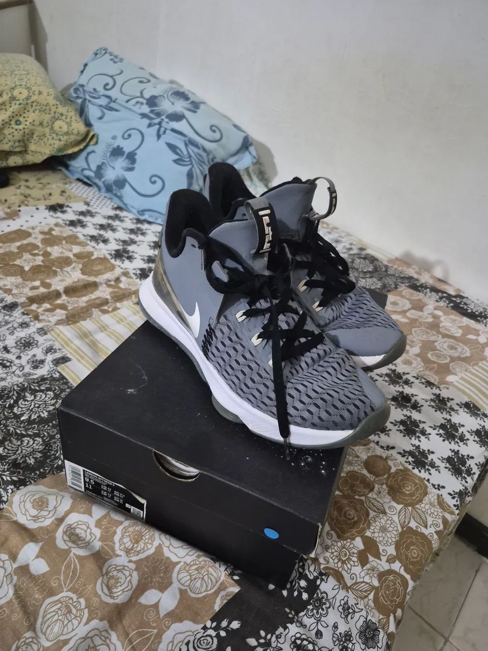 Tênis Nike LeBron Witness 5 Cool Grey ORIGINAL - Foto 3