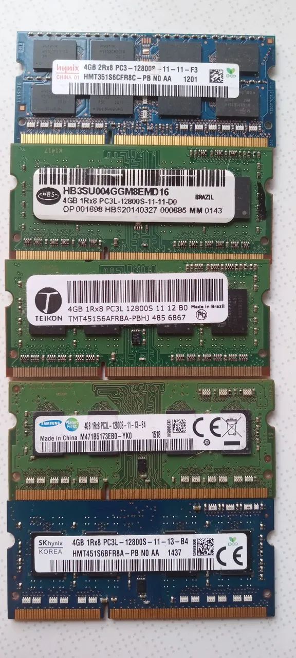 Memórias de notebook 4GB cada 50. Unidade - Foto 3