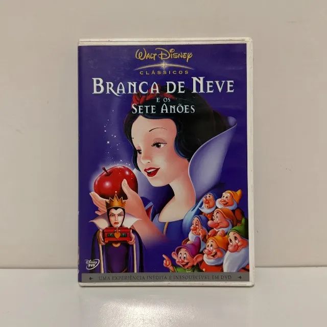 DVD Branca de Neve e os Sete Anões - Primeira tiragem - Ótimo estado