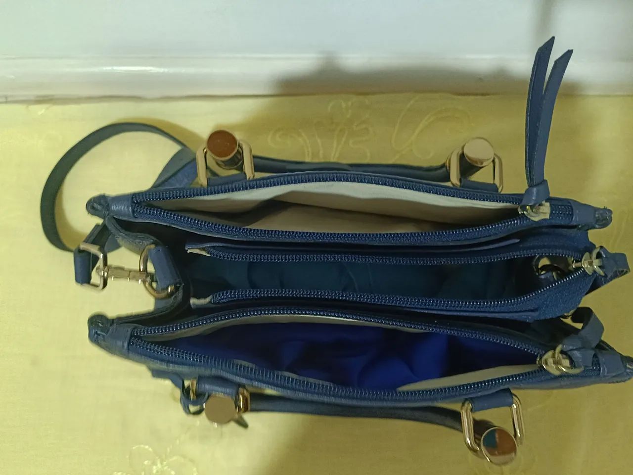 Bolsa de couro legítimo  - Foto 3