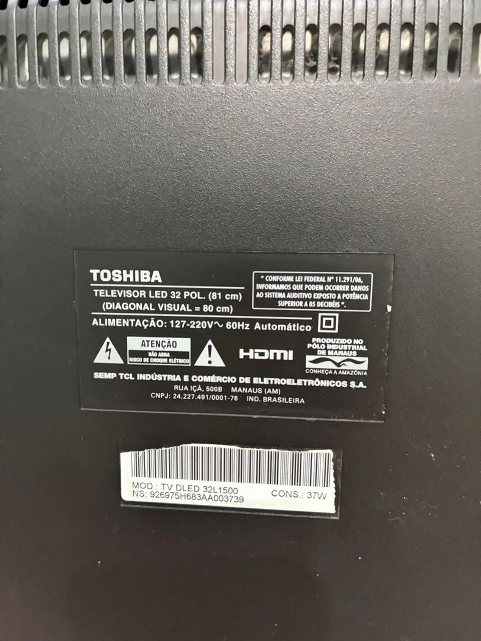 Televisão 32 Polegadas Com defeito  - Foto 3