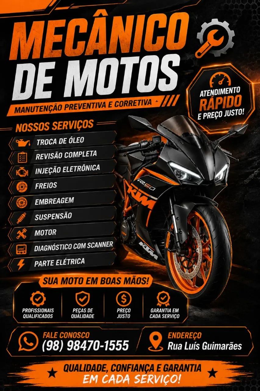Serviço Mecânico de Moto