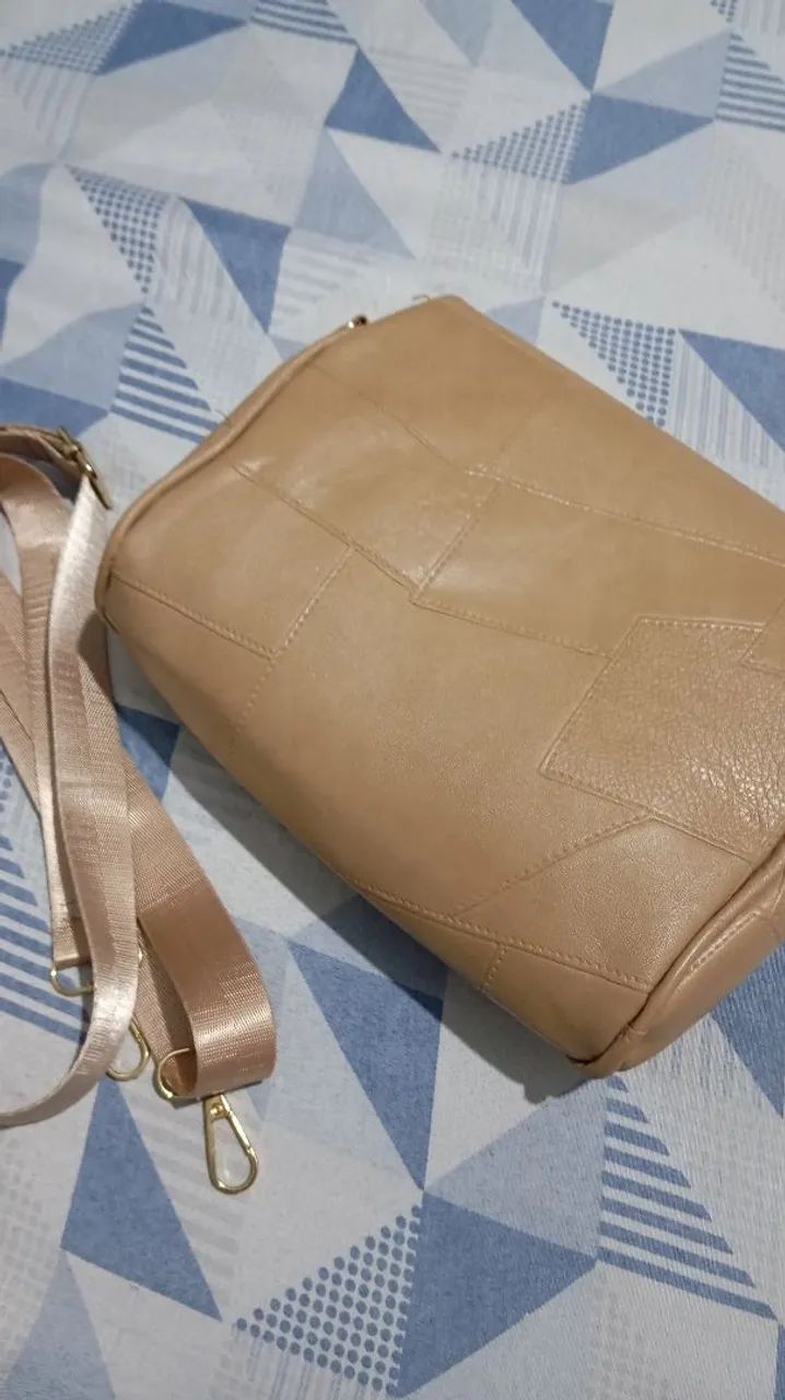Bolsa feminina bege - Foto 4