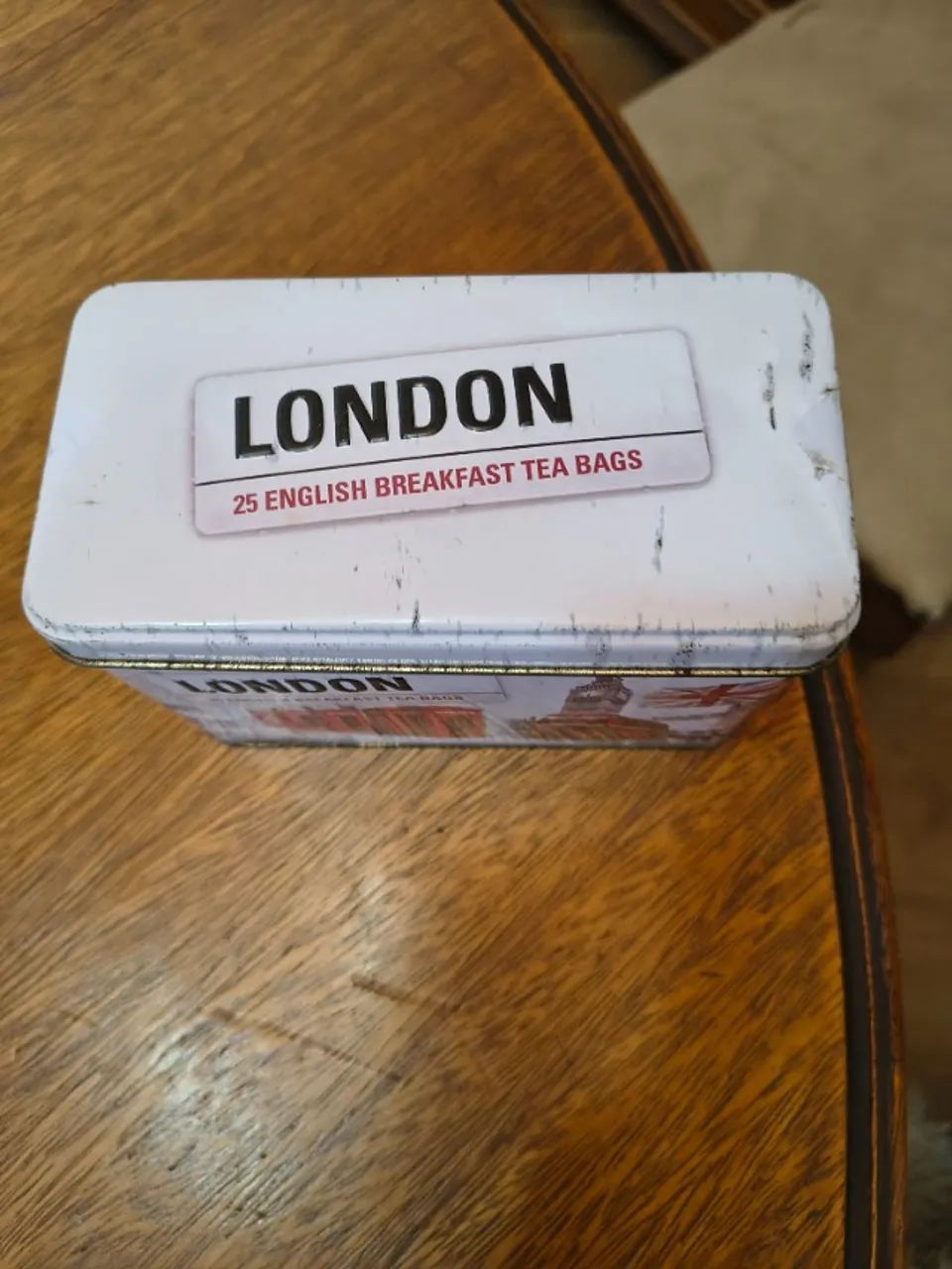 Antiga Latinha Porta Sachê Chá (Inglaterra) - Foto 2