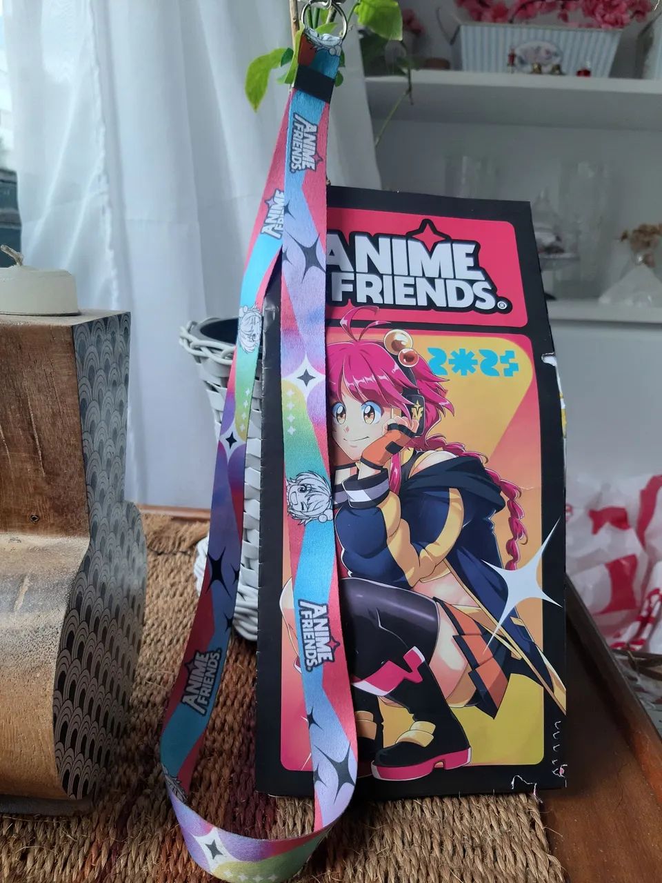Anime Friends 2025: cordão e mapa divulgação usados  - Foto 3
