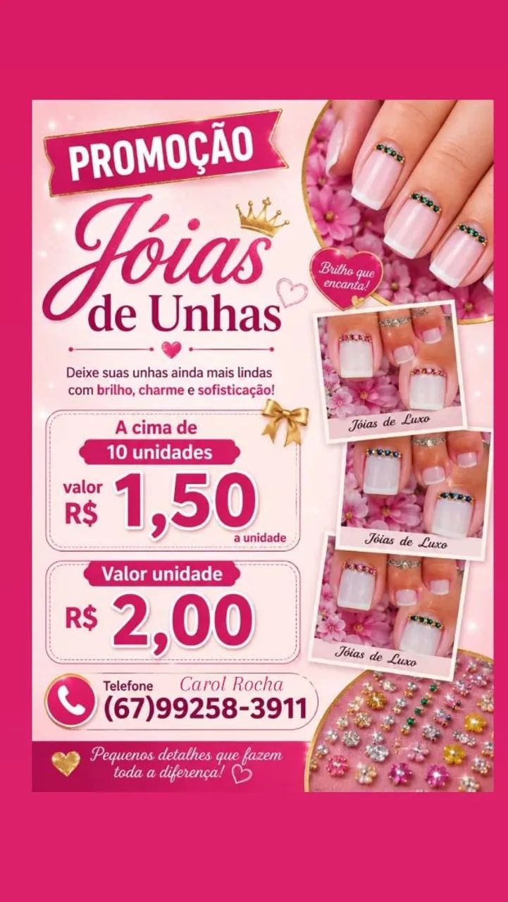 Jóias para Pedicure 