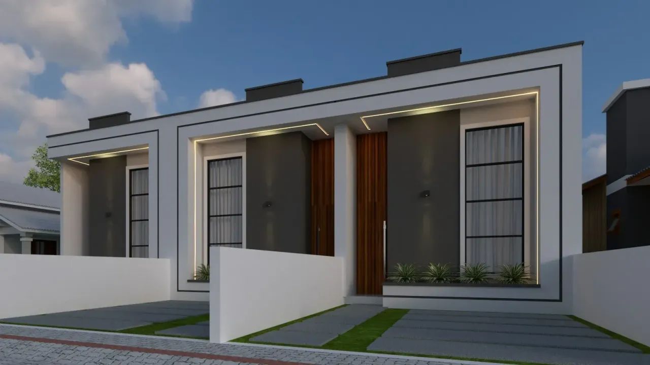 Casa com 2 dormitórios sendo 1 suíte e 1 vaga de garagem em Sombrio/SC - Foto 4