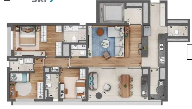 LEAF LOEFGREN VILA MARIANA - APARTAMENTOS - Foto 6