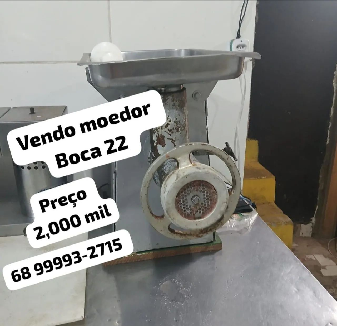 Serra fita metvisa 2,82  e moedor metvisa  - Foto 2