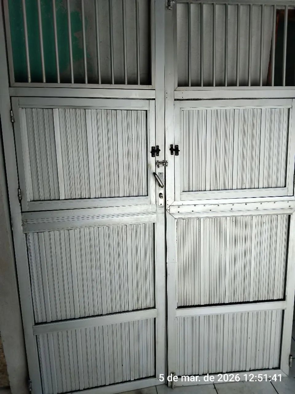 Portão de alumínio 